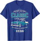 80 Year Old Classic Car 1946 Limited Edition 80th Birthday T-Shirt - T-Shirt | Royal