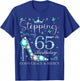 Stepping Into My 65th Birthday With God's Grace & Mercy T-Shirt - T-Shirt | Royal