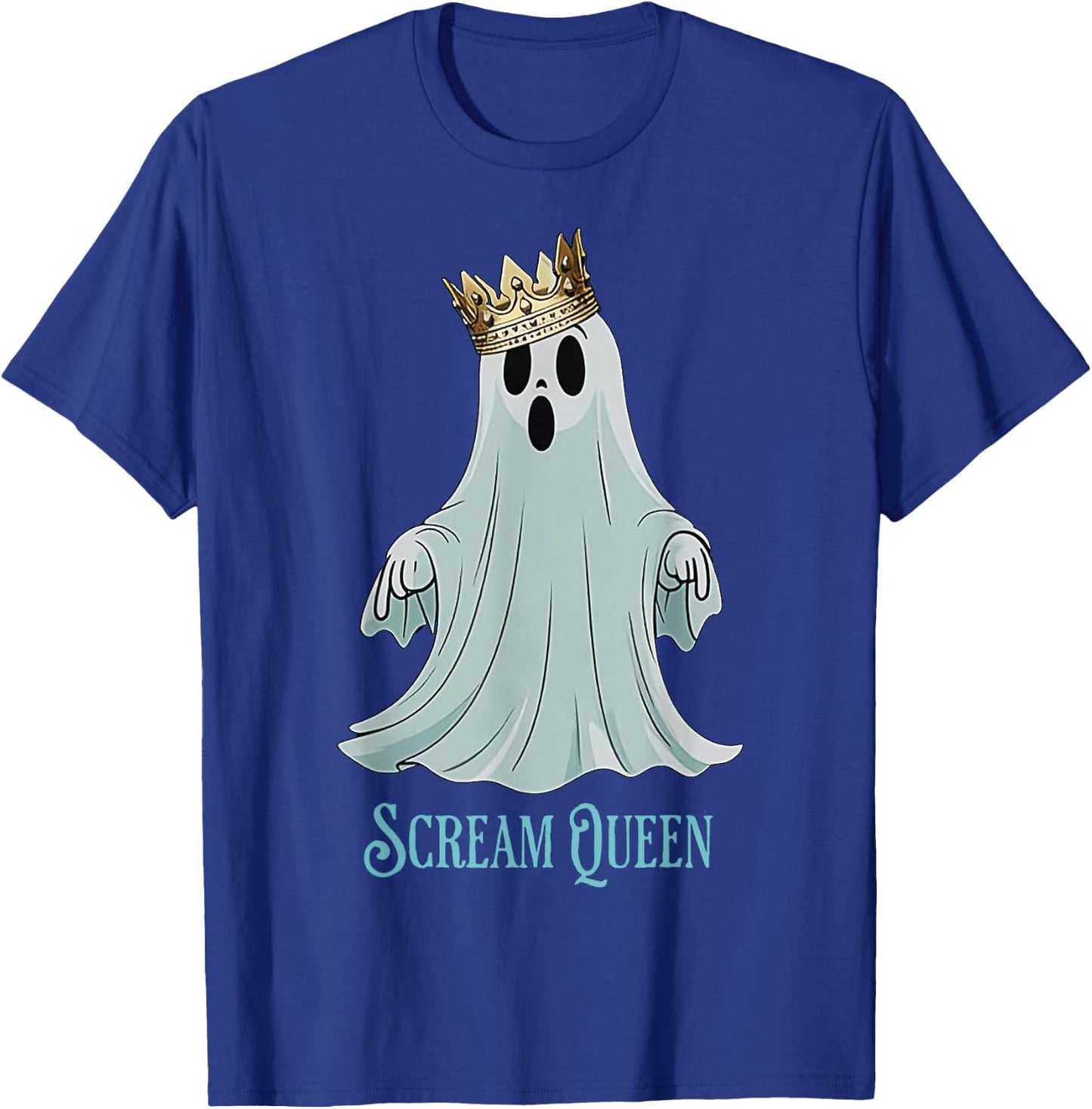 Scream Queen Ghost Halloween T-Shirt - T-Shirt | Royal