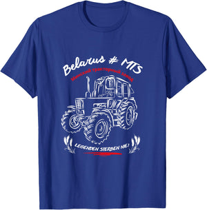 Belarus MTS//Legenden sterben nie. Ostalgie/Landmaschinen T-Shirt - T-Shirt | Royal