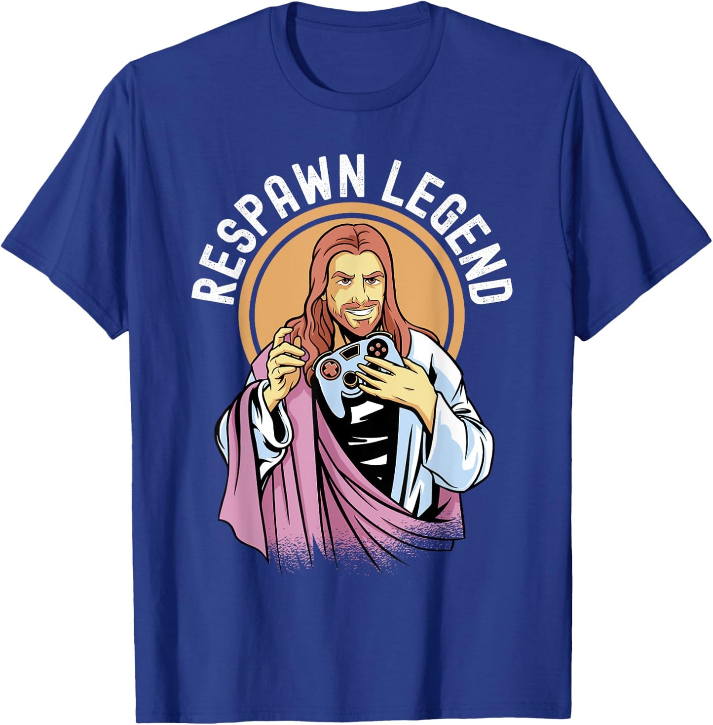 Respawn Legend Resurrected Funny Jesus Video Games Boys T-Shirt - T-Shirt | Royal
