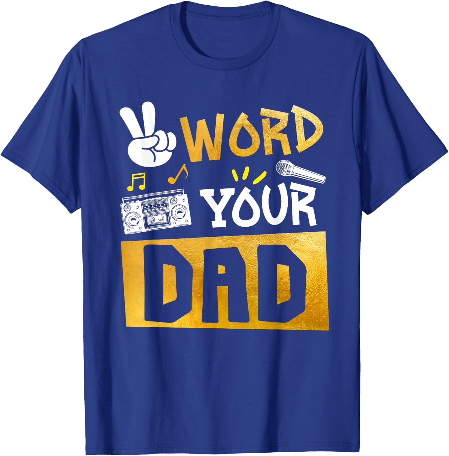 Word Your Dad - Daddy Of The Birthday Two Legit To Quit T-Shirt - T-Shirt | Royal