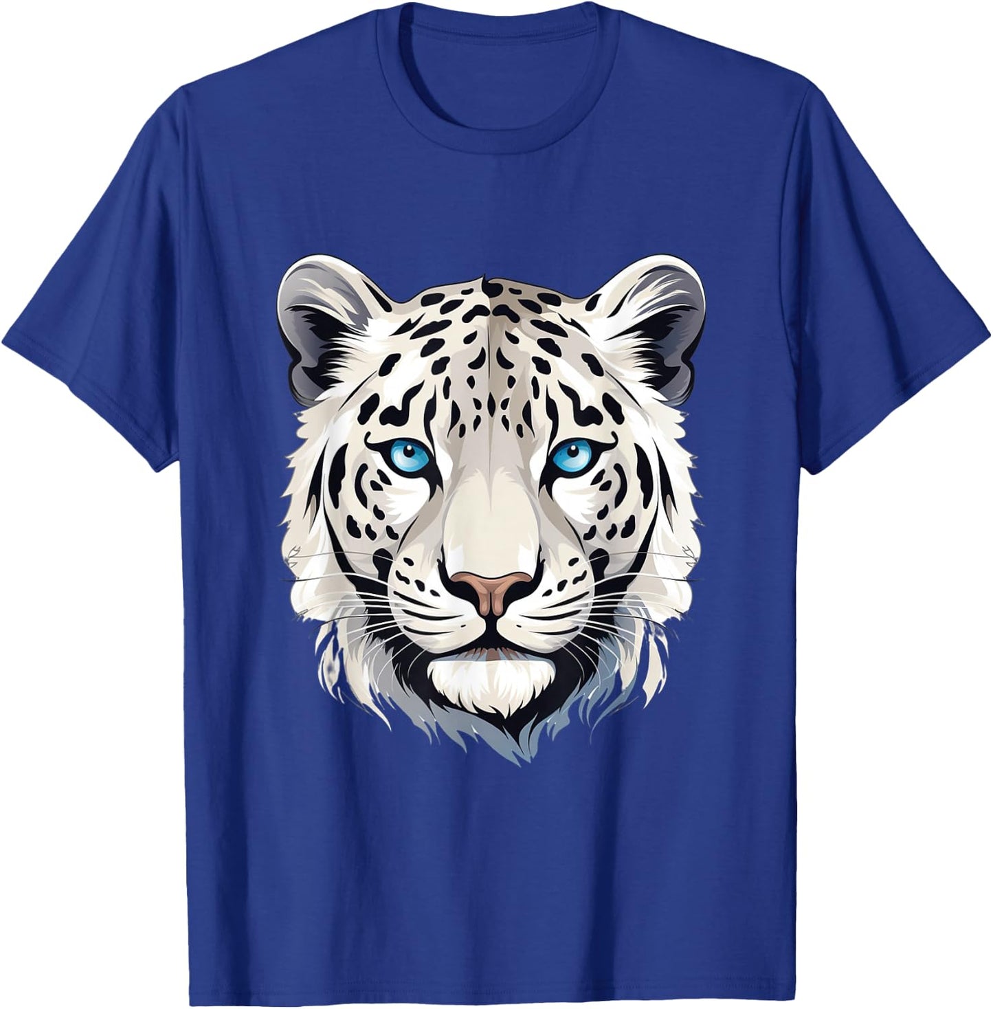 Snow Leopard Leopard T-Shirt - T-Shirt | Royal