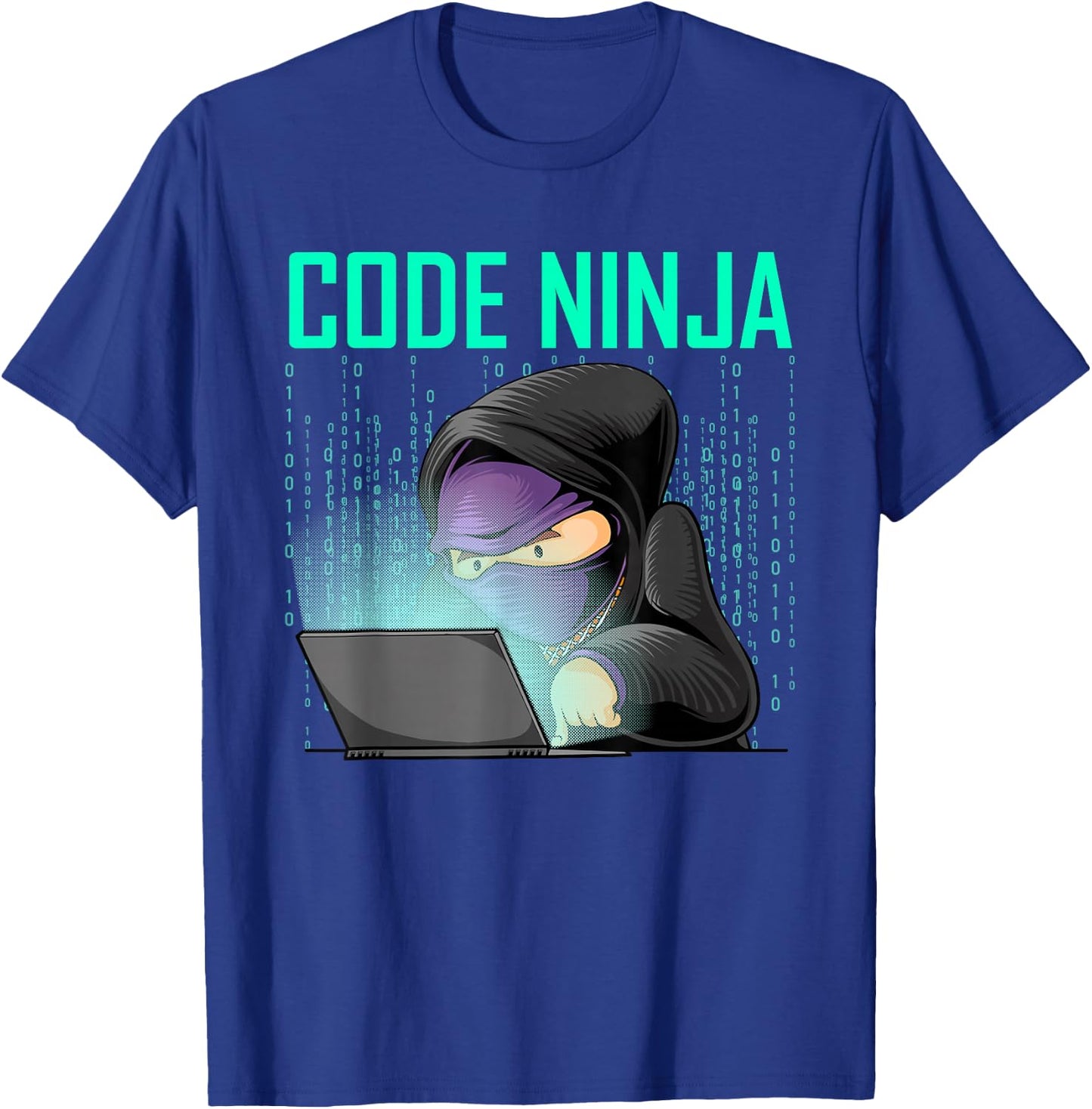 Cool Computer Programmer Art Women Web Coding Geek T-Shirt - T-Shirt | Royal