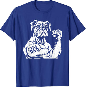 Boxer Dog Breed - Four-legged German Boxer T-Shirt - T-Shirt | Royal