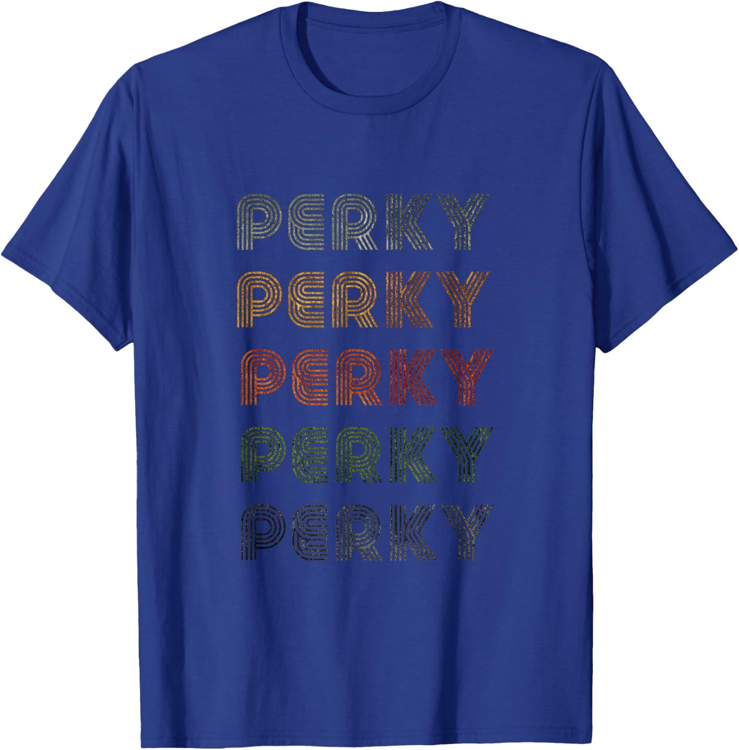 Love Heart Perky Grunge Vintage Style Black Perky T-Shirt - T-Shirt | Royal