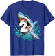Kids Shark 2nd Birthday Boys Funny Shark 2 yrs Old Birthday T-Shirt - T-Shirt | Royal