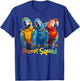 Parrot Squad Design for Parrot Lover Stuff | Cool Parrot T-Shirt - T-Shirt | Royal