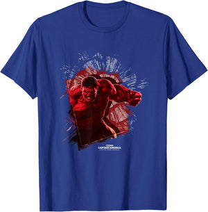 Marvel Captain America: Brave New World Red Hulk Smash T-Shirt - T-Shirt | Royal