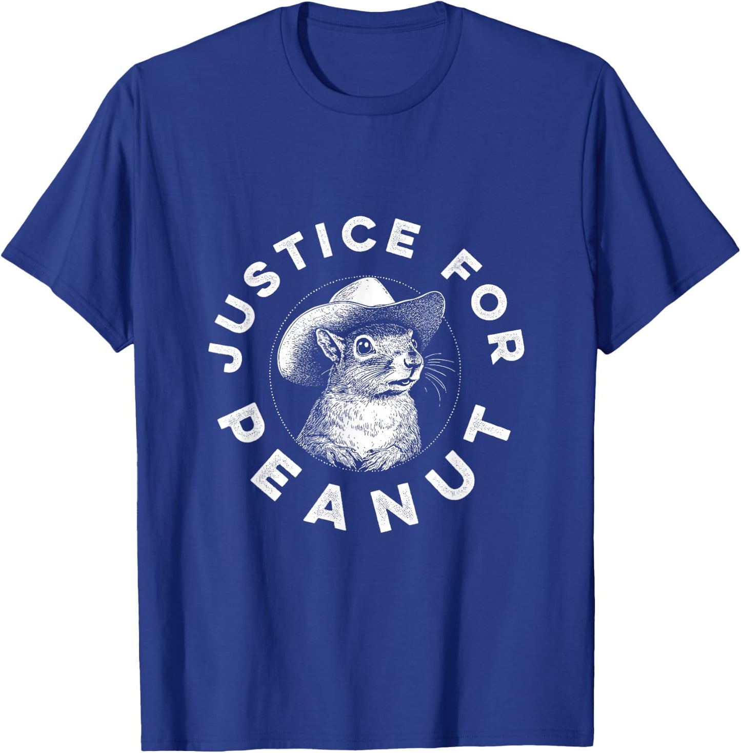 Justice For Peanut The Squirrel - Peanut Squirrel T-Shirt - T-Shirt | Royal