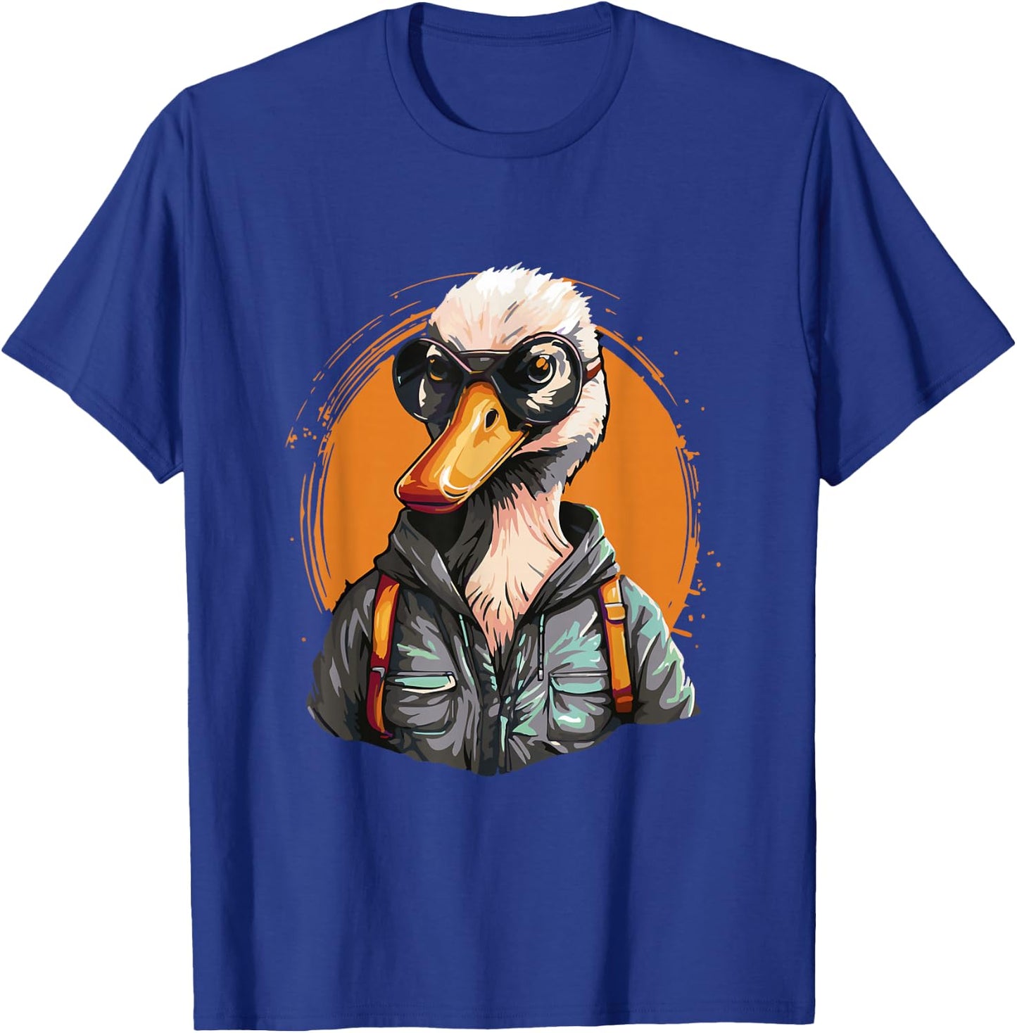 Aviator Goggles Duck T-Shirt - T-Shirt | Royal