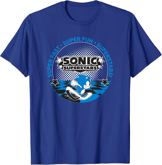 Sonic The Hedgehog, Sonic Superstars - Super Fast, Super Fun T-Shirt - T-Shirt | Royal