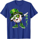 Funny Dabbing Shamrock Baseball St Patrick's Day Kids T-Shirt - T-Shirt | Royal