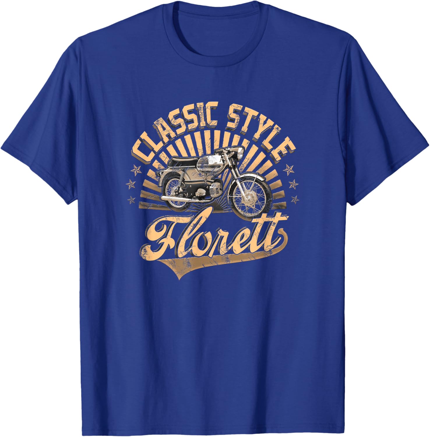 Kreidler Florett Moped Classic Style , black T-Shirt - T-Shirt | Royal
