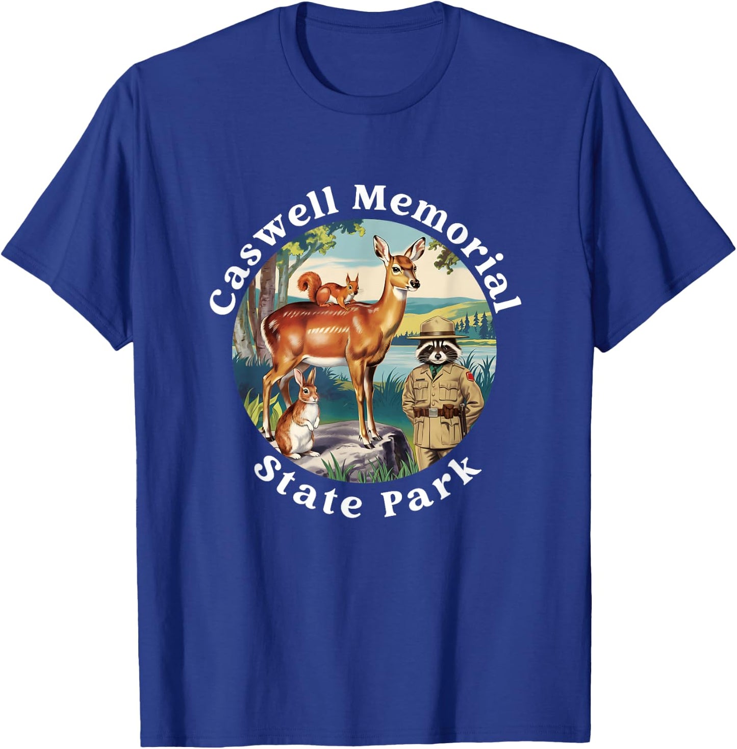 Caswell Memorial State Park California Vacation Souvenir T-Shirt - T-Shirt | Royal