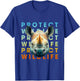Endangered Animal Protect Wildlife Black Rhino Earth Day T-Shirt - T-Shirt | Royal