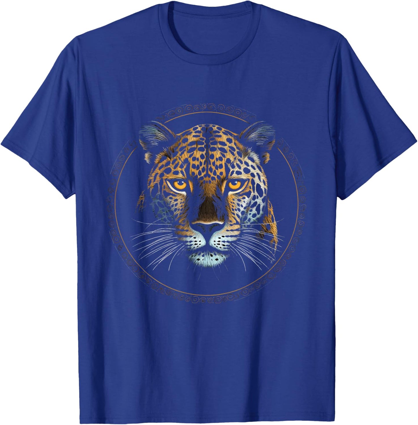Jaguar Face Big Cat Lover Print Art Graphic Design Men Women Kids T-Shirt - T-Shirt | Royal