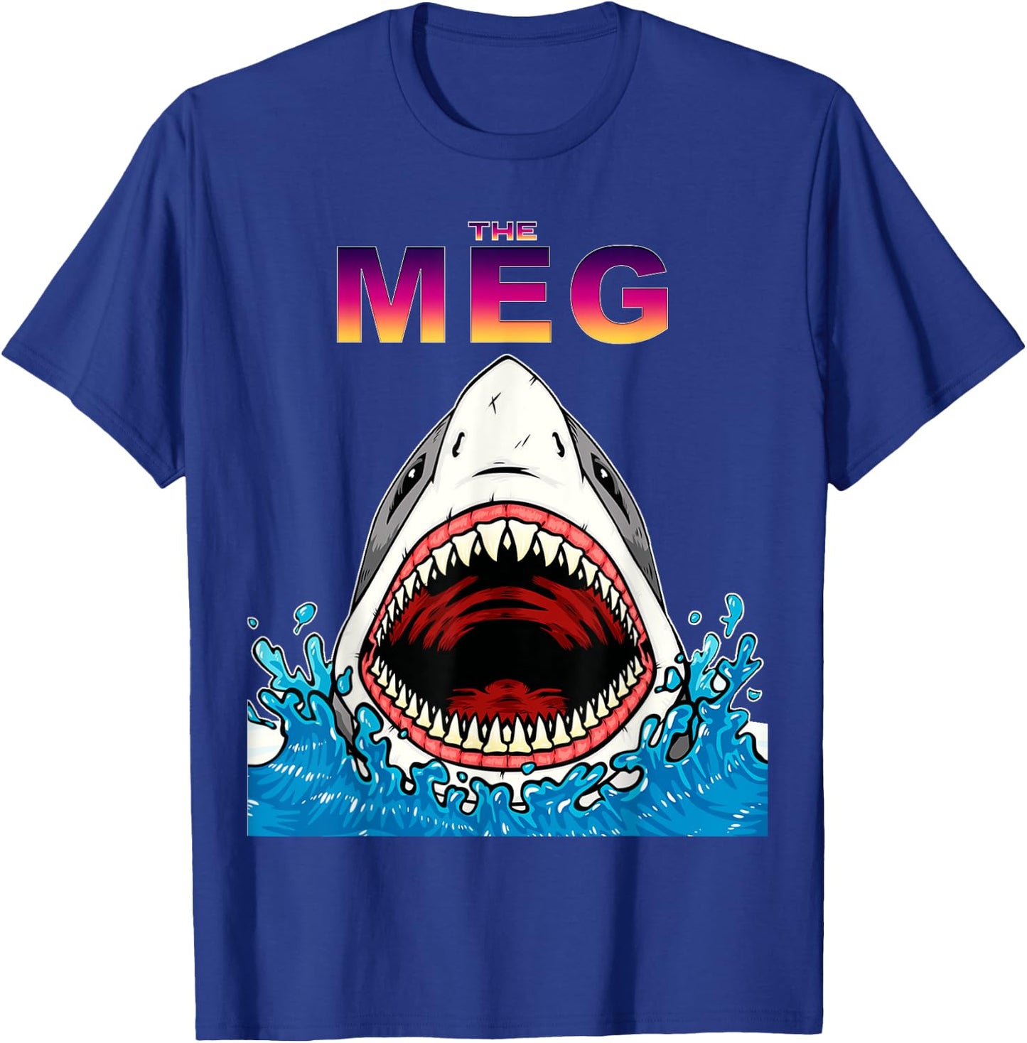 Meg, Shark, | love Shark Gift 2021 T-Shirt - T-Shirt | Royal