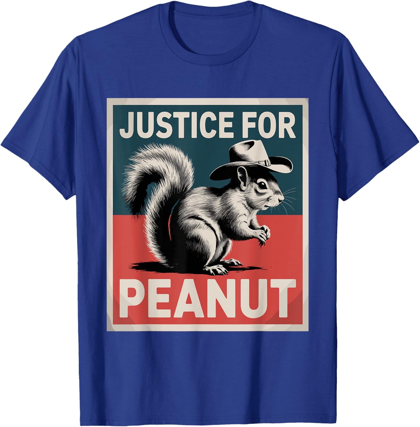 Justice for Peanut The Squirrel - The Squirrel Peanut T-Shirt - T-Shirt | Royal