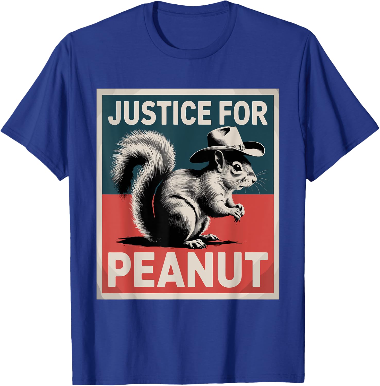 Justice for Peanut The Squirrel - The Squirrel Peanut T-Shirt - T-Shirt | Royal