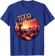 Texas Road Runner Cactus Sunset in the Desert Bird Lover T-Shirt - T-Shirt | Royal