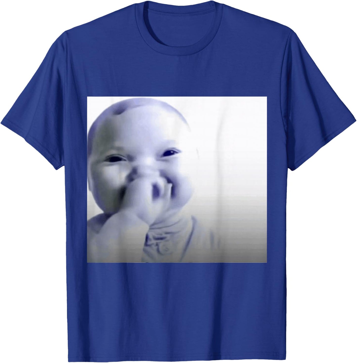 AI Baby Laughing Meme Say You Swear Baby Funny AI Baby T-Shirt - T-Shirt | Royal