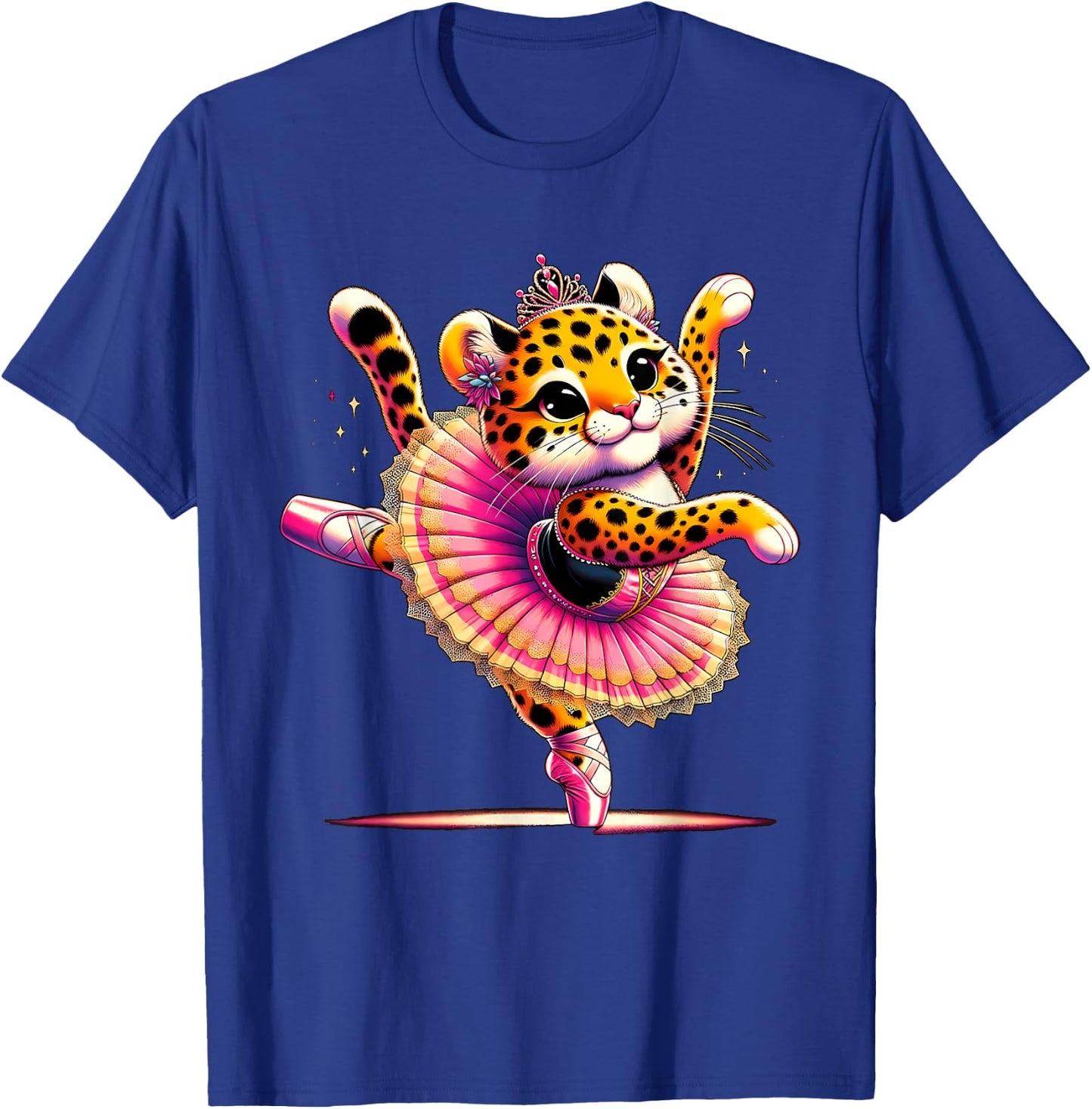 Ballerina Leopard Dancing T-Shirt - T-Shirt | Royal