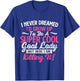 I Never Dreamed I'd Grow Up To Be Cool Goat Lady - Goats T-Shirt - T-Shirt | Royal