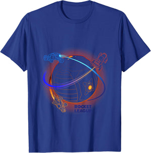 Kids Rocket League Boost Around The Ball Kids , Black, 2 T-Shirt - T-Shirt | Royal