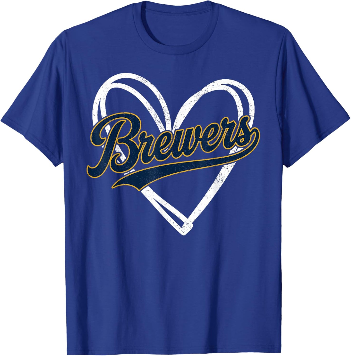 Vintage Brewers Retro Classic Heart Gifts Women Kids T-Shirt - T-Shirt | Royal