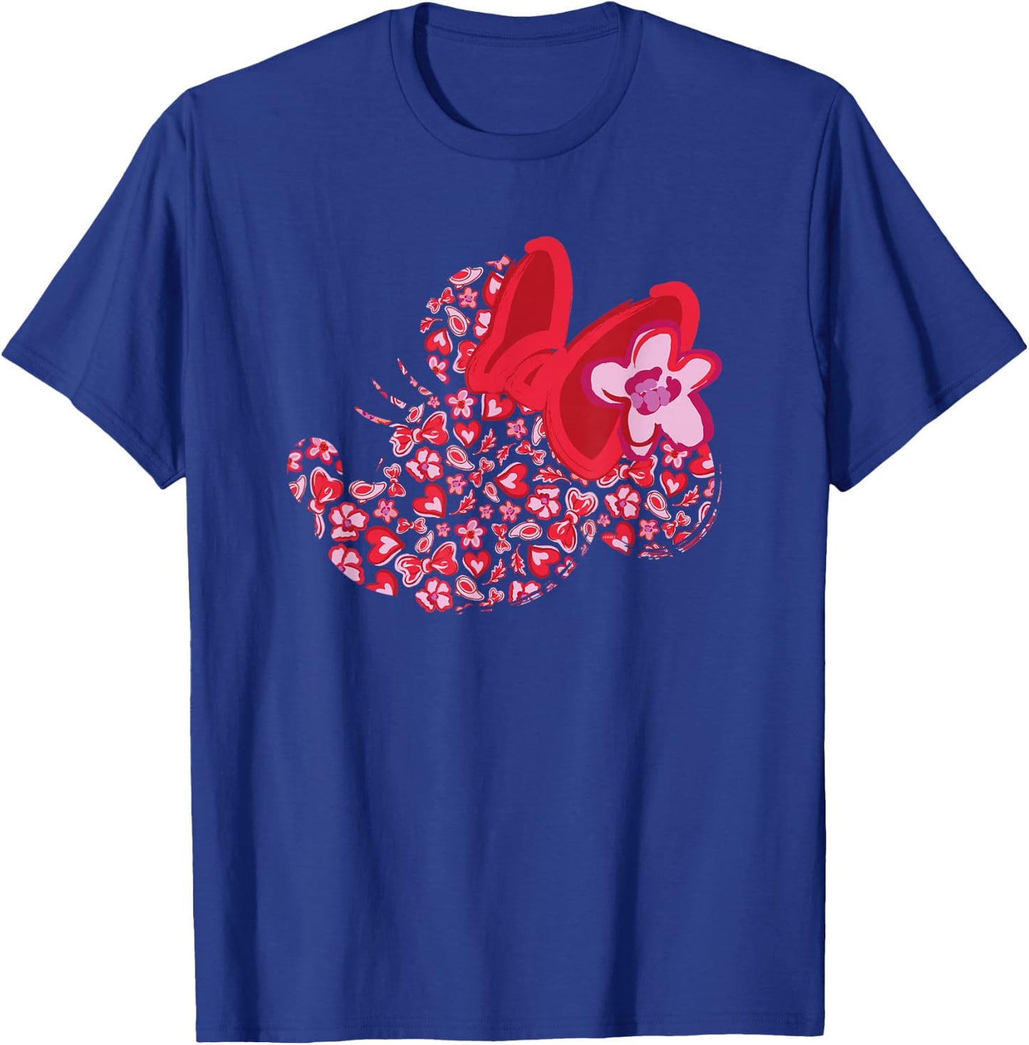 Disney Minnie Mouse Breast Cancer Awareness Silhouette T-Shirt - T-Shirt | Royal