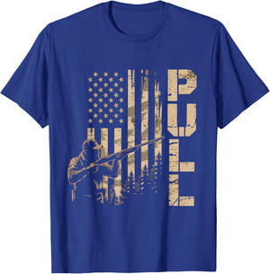 Skeet Trap Clay Shotgun Pigeon Shooting Skeet Trap Shooting T-Shirt - T-Shirt | Royal