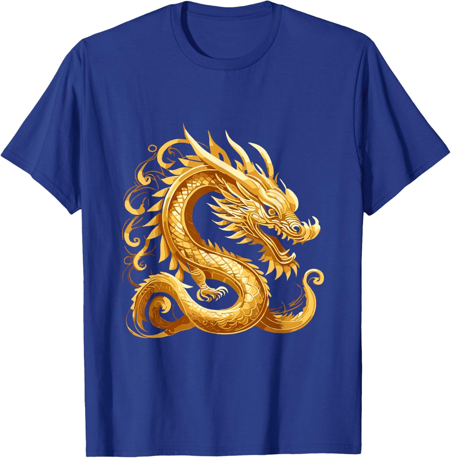Chinese New Year Red Dragon Gold Zodiac Spring Festival Luna T-Shirt - T-Shirt | Royal