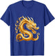 Chinese New Year Red Dragon Gold Zodiac Spring Festival Luna T-Shirt - T-Shirt | Royal