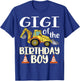 Gigi of The Birthday for Boy Excavator Construction Truck T-Shirt - T-Shirt | Royal