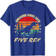 5 Year Old 5th Birthday Boy T Rex Dinosaur T-Shirt - T-Shirt | Royal