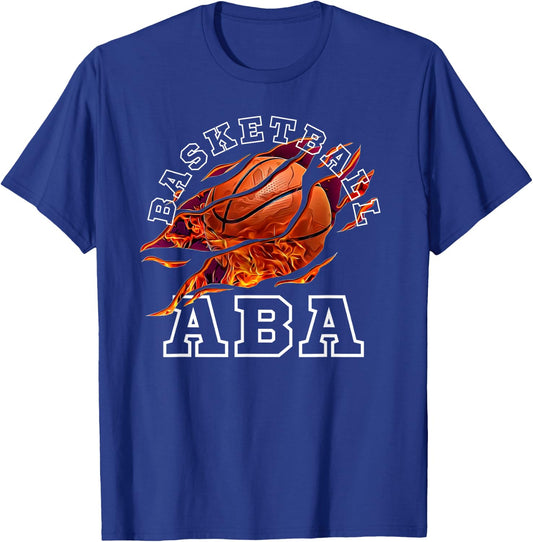 Basketball Aba Bball Lover Sports Fan Novelty T-Shirt - T-Shirt | Royal