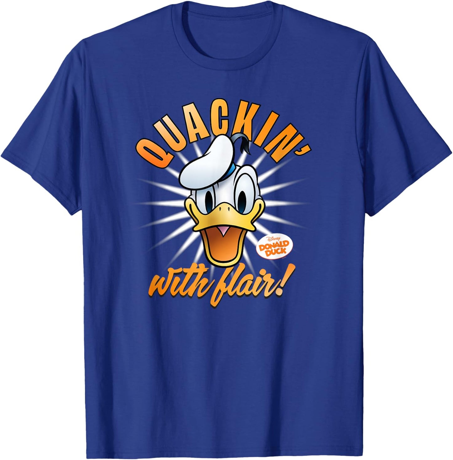 Disney Donald Duck 90th Anniversary Quackin’ with Flair! T-Shirt - T-Shirt | Royal
