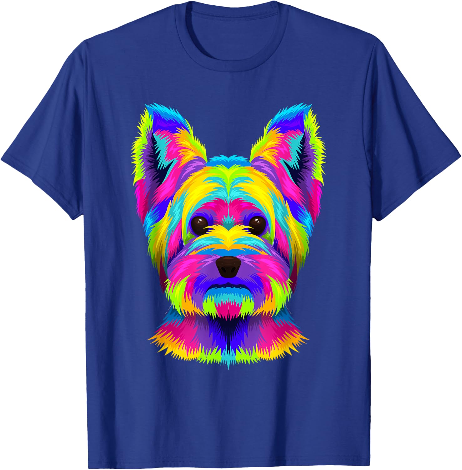 Funny Yorkshire Terrier Design Women Kids Yorkie Dog T-Shirt - T-Shirt | Royal