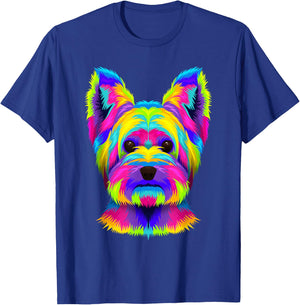 Funny Yorkshire Terrier Design Women Kids Yorkie Dog T-Shirt - T-Shirt | Royal