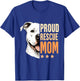 Pitbull Rescue Rescued Is My Favorite Breed Proud Rescue Mom T-Shirt - T-Shirt | Royal