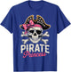 Princess Pirate Pink Birthday Girl Pirate Party Girl Pirate Party Girl T-Shirt - T-Shirt | Royal