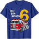Children's 6th Birthday Boy Gift Outfit Ich Bin Schon 6 , black T-Shirt - T-Shirt | Royal