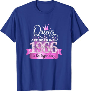 Born In 1966 I Elegant Pink Black Party Outfit & Accessory T-Shirt - T-Shirt | Royal