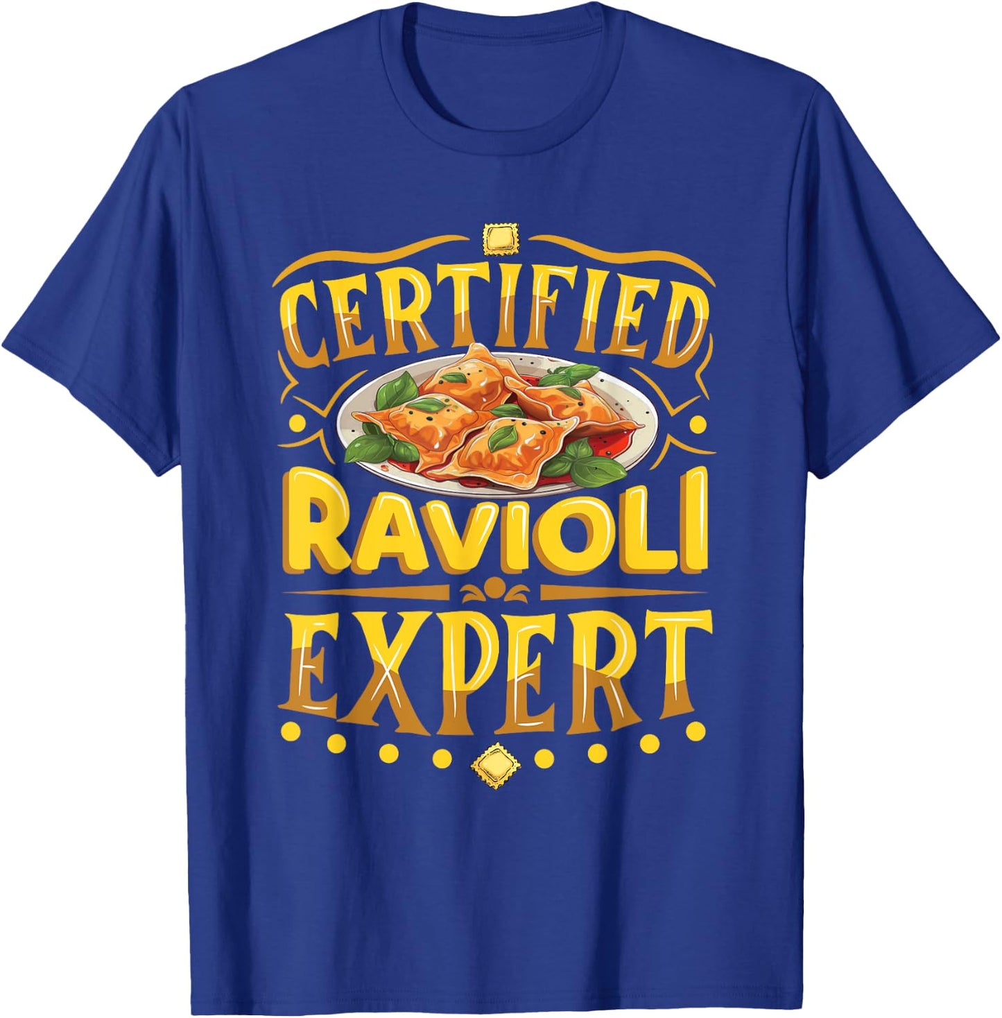 Ravioli Baking - Funny Polish Italian Ravioli Pasta T-Shirt - T-Shirt | Royal