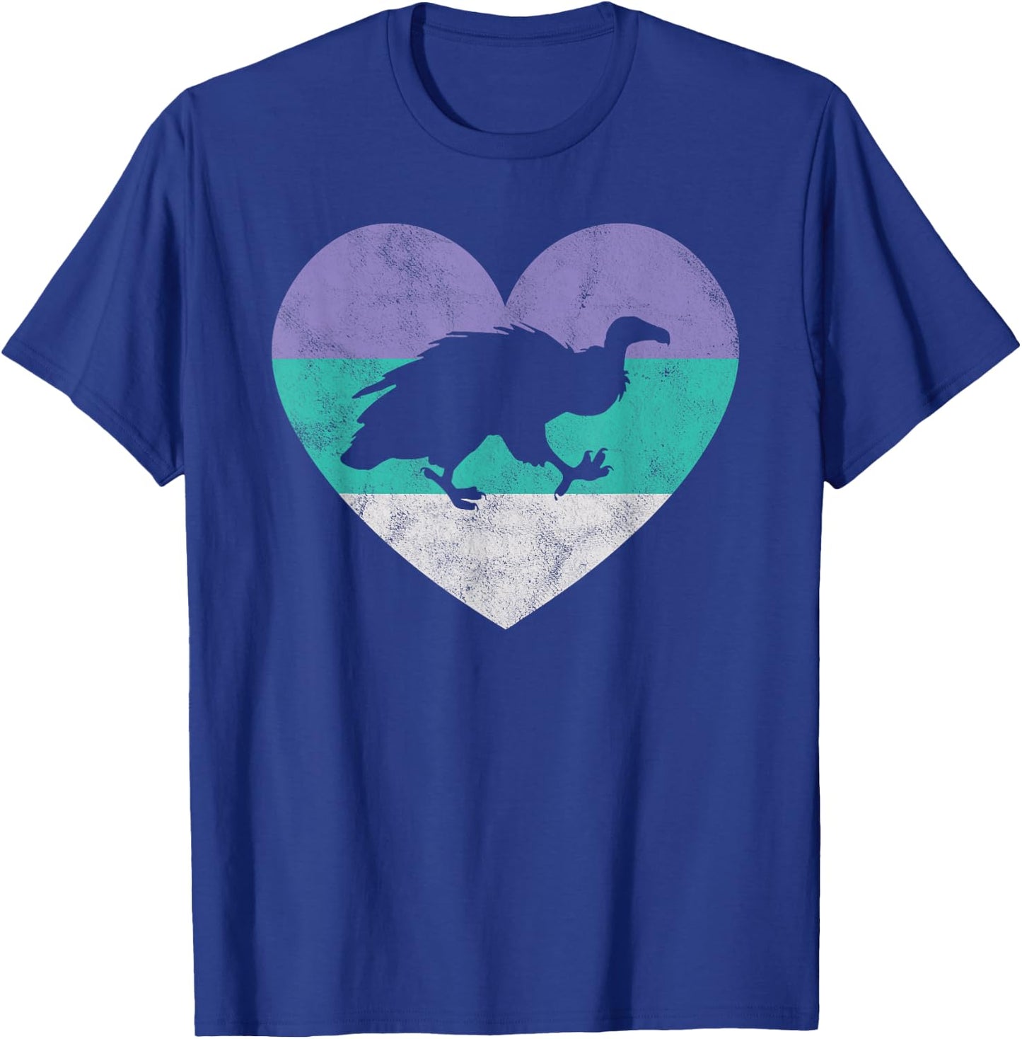 Vulture Gift & Girls Retro Cute T-Shirt - T-Shirt | Royal
