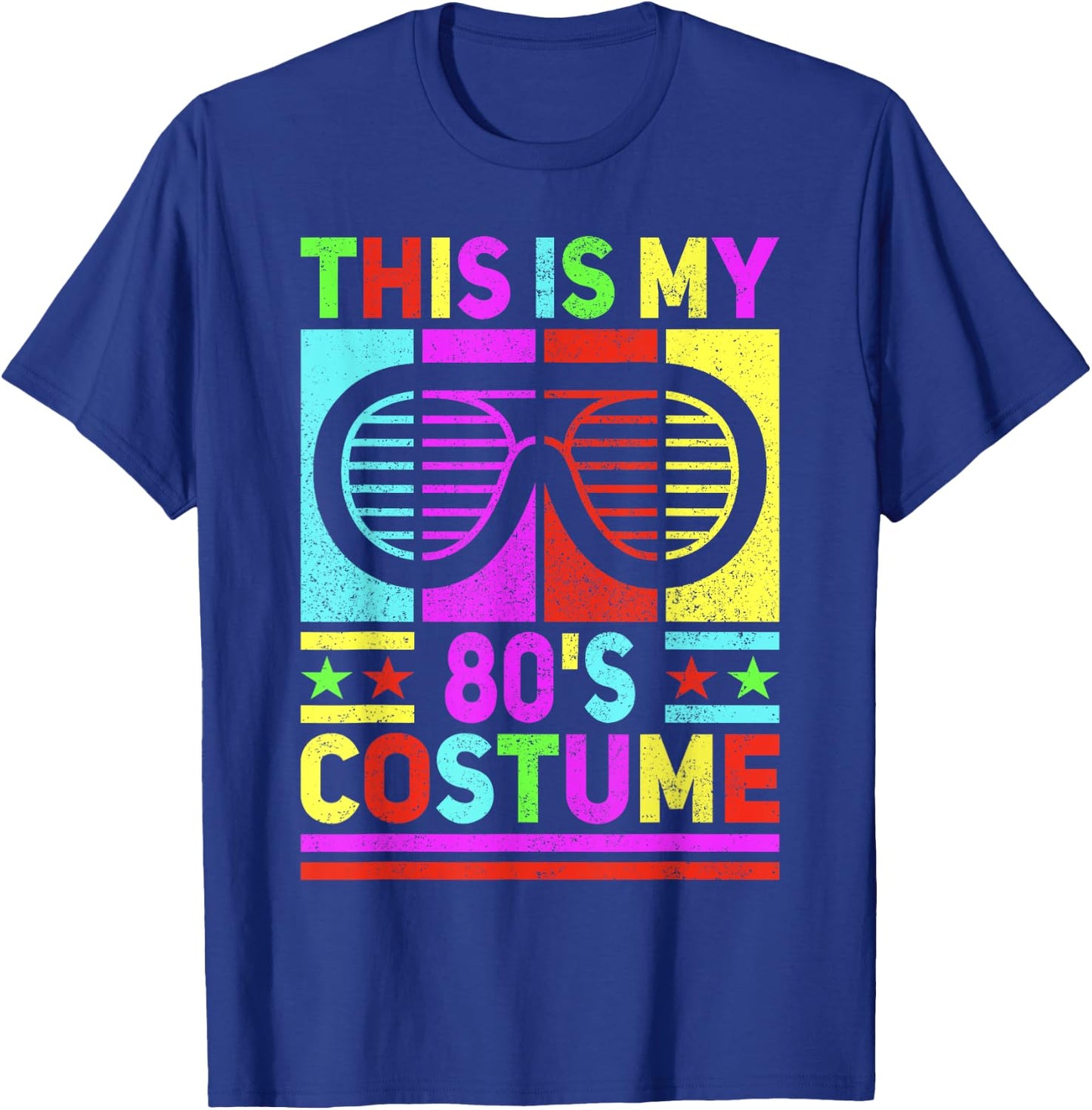 This is My 80s Costume 80 Styles Men 80's Disco 1980s Outfit T-Shirt - T-Shirt | Royal