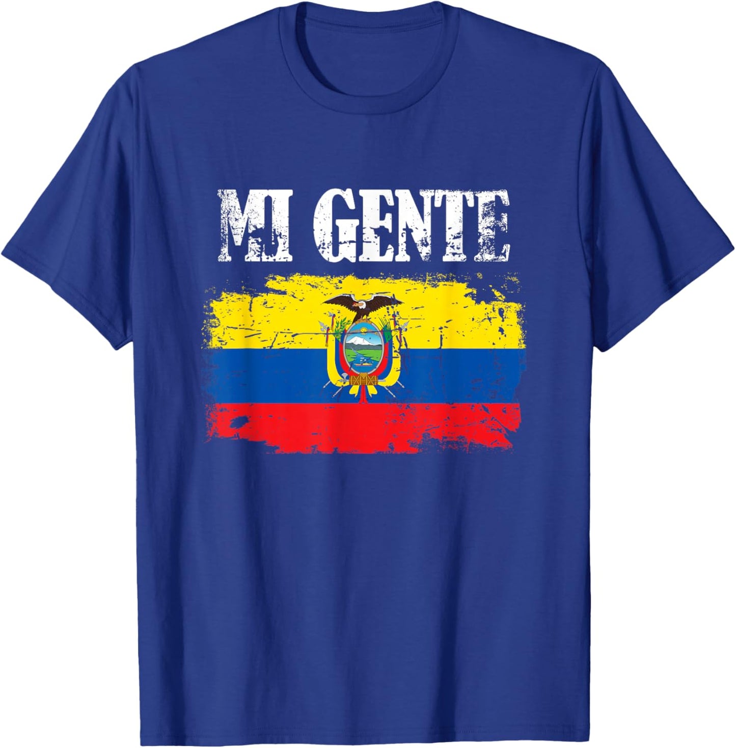 Mi Gente (My People) Ecuador Pride T-Shirt - T-Shirt | Royal