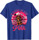 In October We Wear Pink Breast Cancer Awareness Dachshund T-Shirt - T-Shirt | Royal