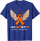I Wear Orange For My Son Leukemia Awareness T-Shirt - T-Shirt | Royal